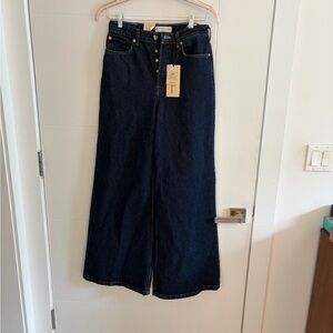 Scotch & Soda Dark Indigo Wide Leg Jeans